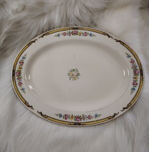 Vintage Edwin M Knowles Serving Platter